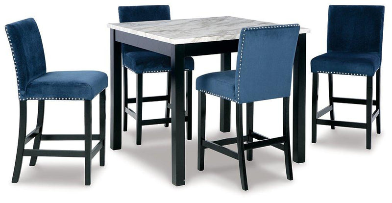 Cranderlyn Counter Height Dining Table and Bar Stools (Set of 5)