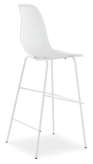 Forestead White Bar Height Bar Stool