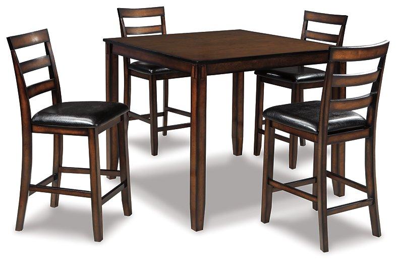 Coviar Counter Height Dining Table and Bar Stools (Set of 5)