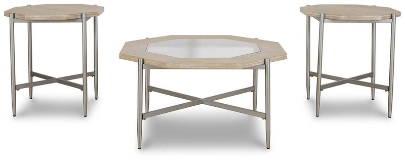 Varlowe Bisque Table (Set of 3)