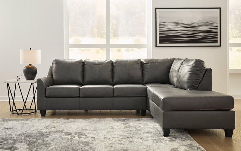 Valderno Fog 2-Piece Sectional with Chaise
