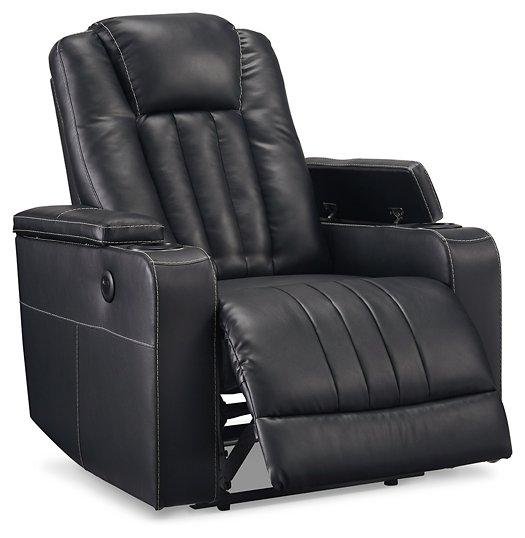 Center Point Black Recliner