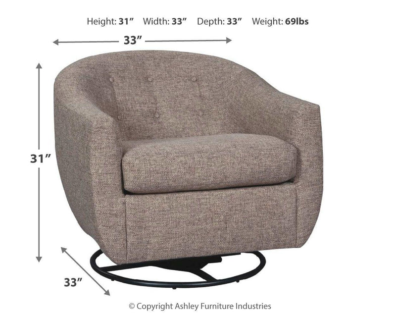 Upshur - Swivel Glider Accent Chair