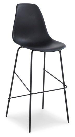 Forestead Black Bar Height Bar Stool