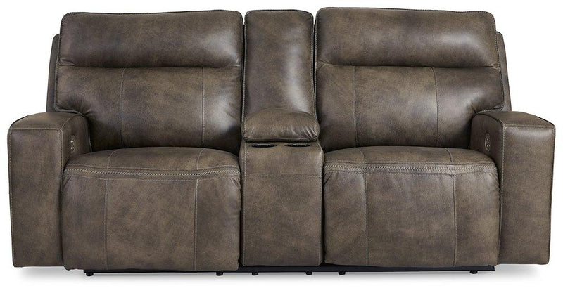 Game Plan Concrete Power Reclining Loveseat