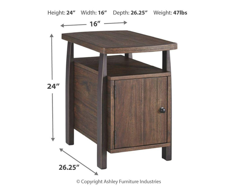 Vailbry - Chair Side End Table