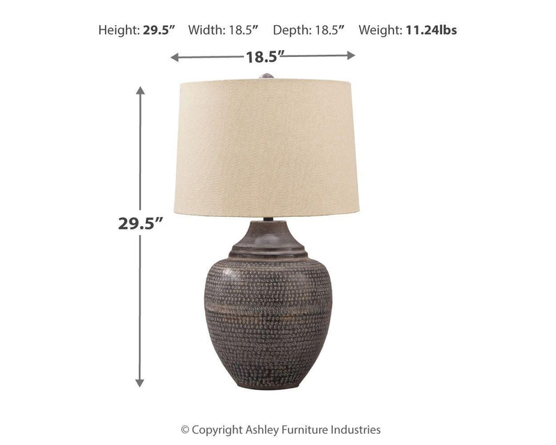 Olinger - Metal Table Lamp (1/cn)