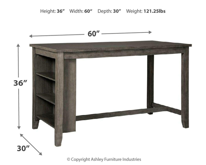 Caitbrook - Rect Dining Room Counter Table