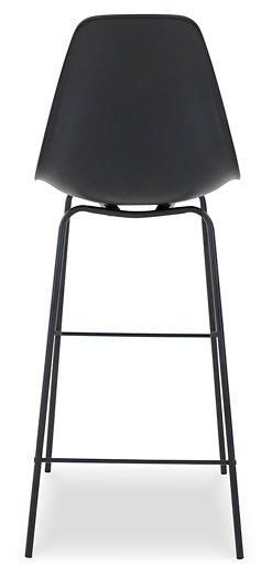 Forestead Black Bar Height Bar Stool (Set of 2)