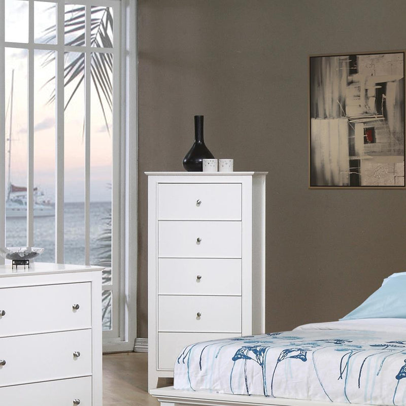 Selena Contemporary White Chest