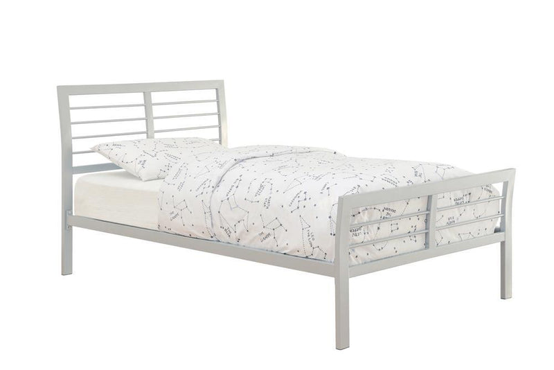 Cooper Contemporary Silver Metal Full Bed