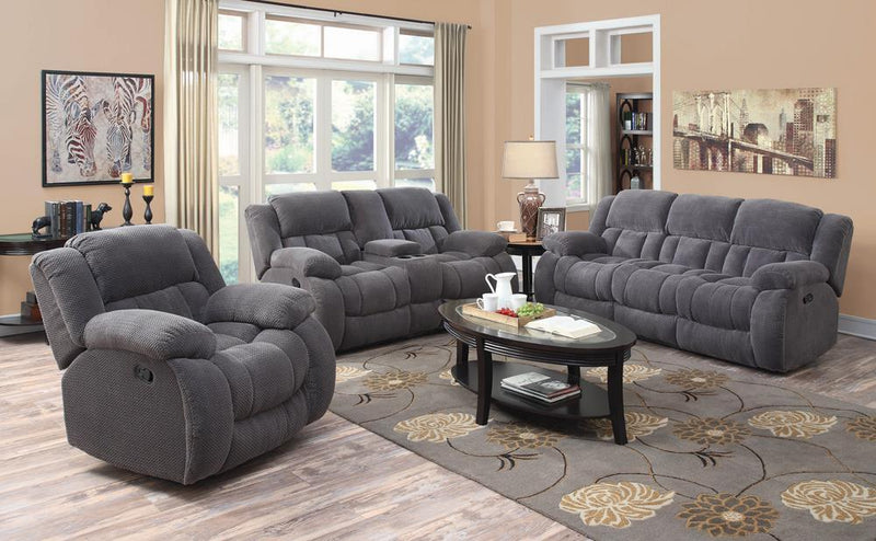 Weissman Grey Reclining Sofa