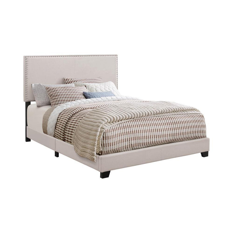 Boyd Upholstered Ivory Full Bed