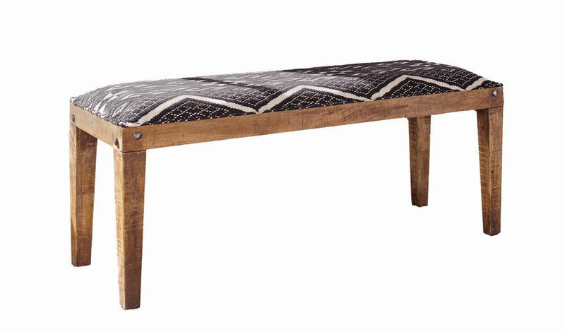 Bohemian Upholstered Bench