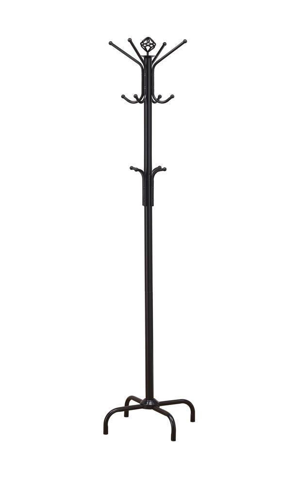 G2019 Contemporary Stain Black Coat Rack