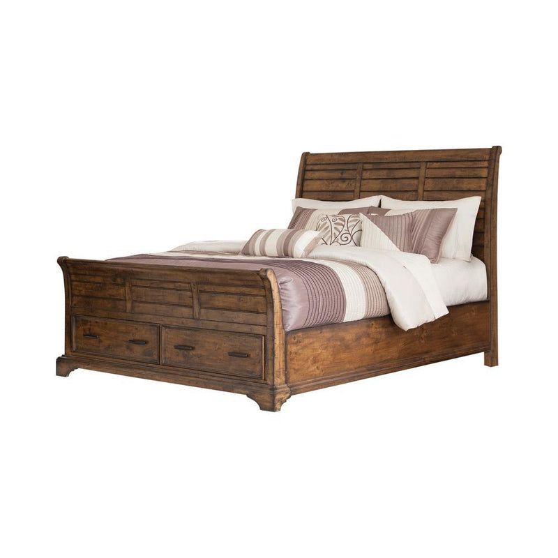 Elk Grove Rustic Vintage Bourbon California Bed