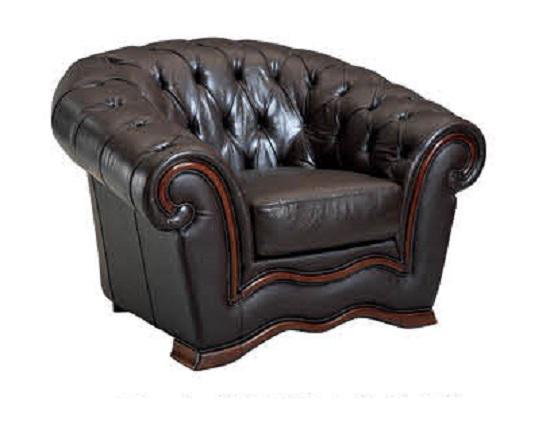 ESF Furniture 262 Living Room Chair in Chocolate Brown