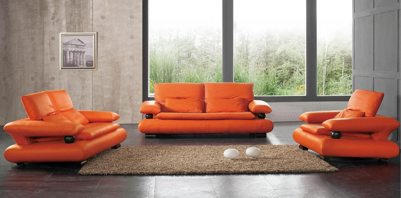 ESF Furniture 410 Sofa in Flare Orange