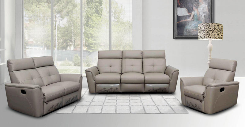 ESF Furniture 8501 Sofa w/ Recliners in Stone