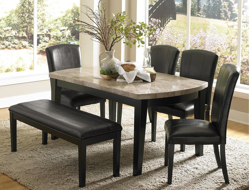 Homelegance Cristo Dining Table in Dark Espresso 5070-64