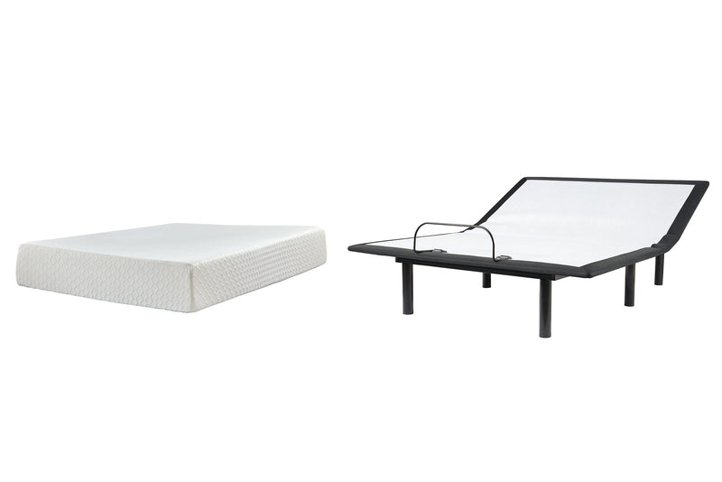 Chime 12 Inch Memory Foam 2-Piece  Mattress Package