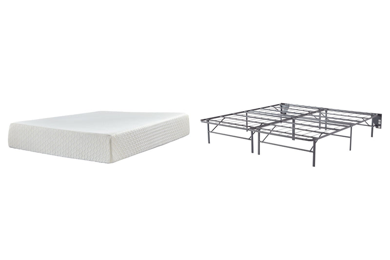 Chime 12 Inch Memory Foam 2-Piece  Mattress Package