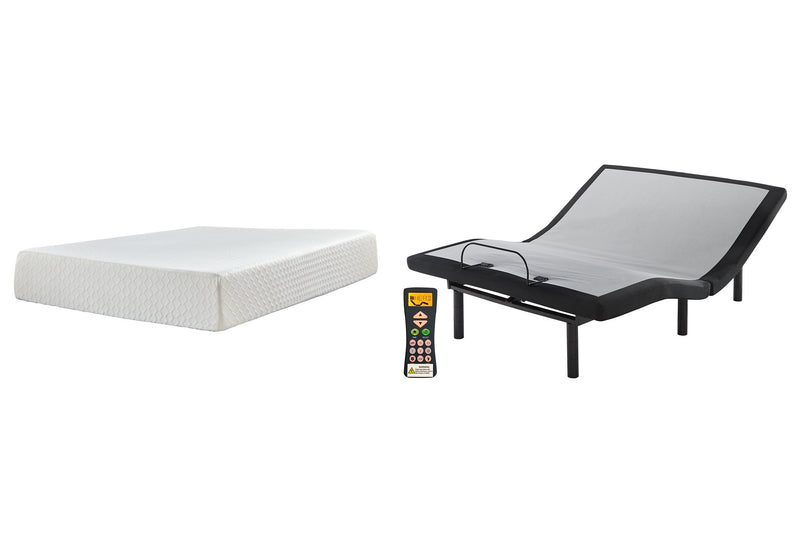 Chime 12 Inch Memory Foam 2-Piece  Mattress Package