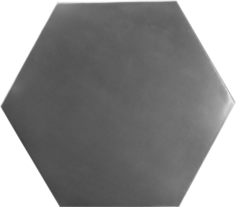 Hexagon Brushed Chrome Coffee Table