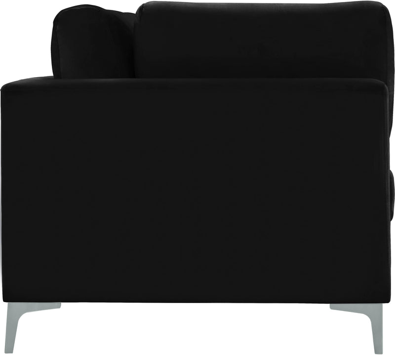 Julia Black Velvet Modular Sofa
