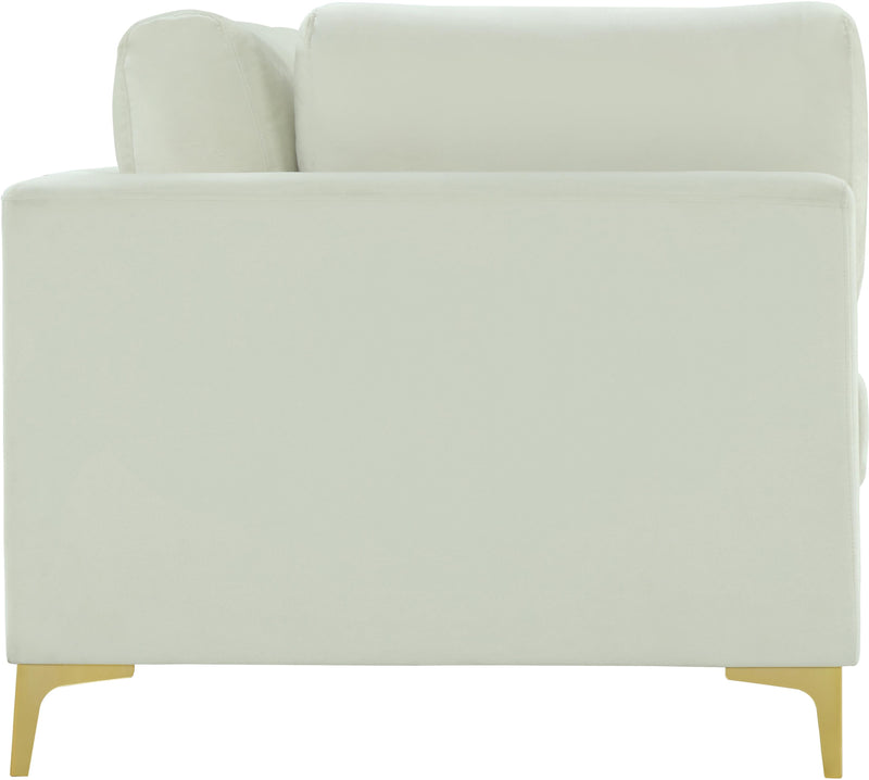 Julia Cream Velvet Modular Sofa