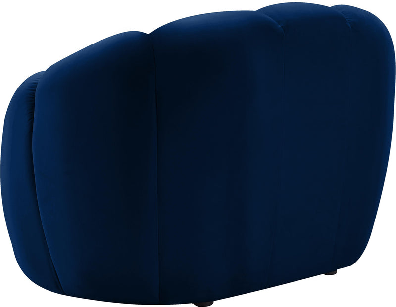 Elijah Navy Velvet Chair