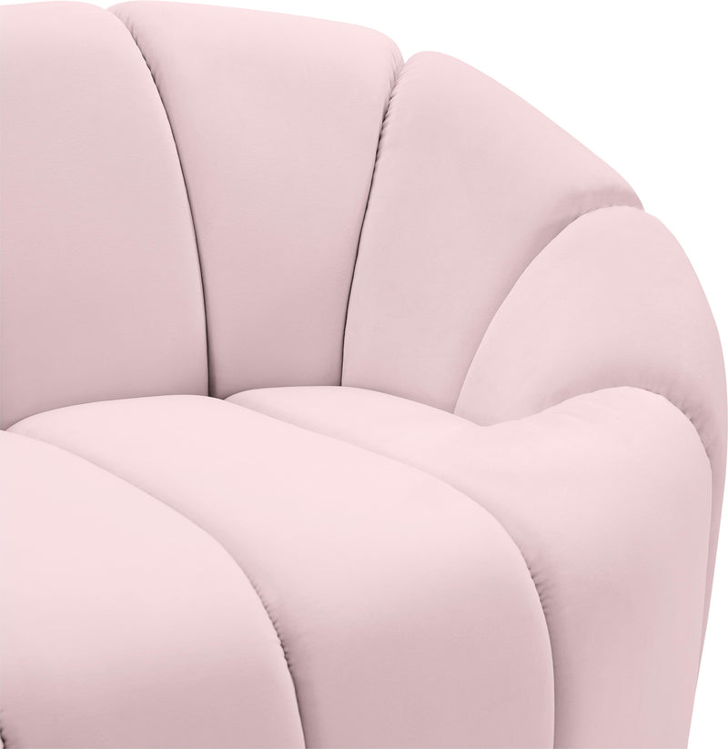 Elijah Pink Velvet Chair