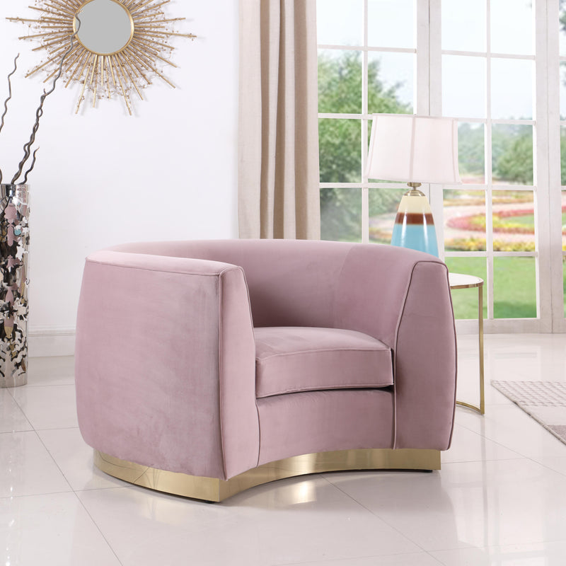 Julian Pink Velvet Chair