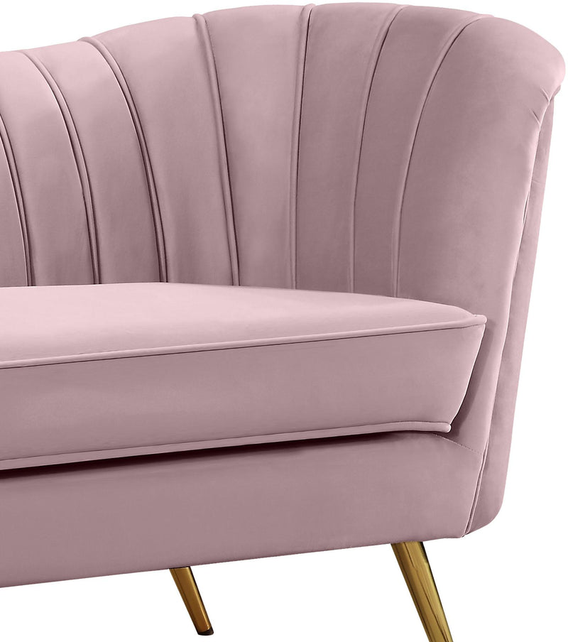 Margo Pink Velvet Sofa