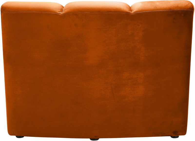 Infinity Cognac Velvet Modular Chair