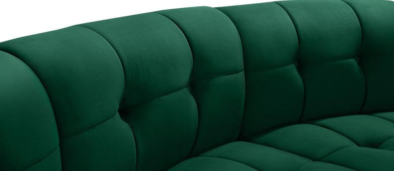 Limitless Green Velvet 12pc. Modular Sectional