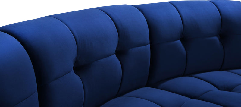 Limitless Navy Velvet 12pc. Modular Sectional