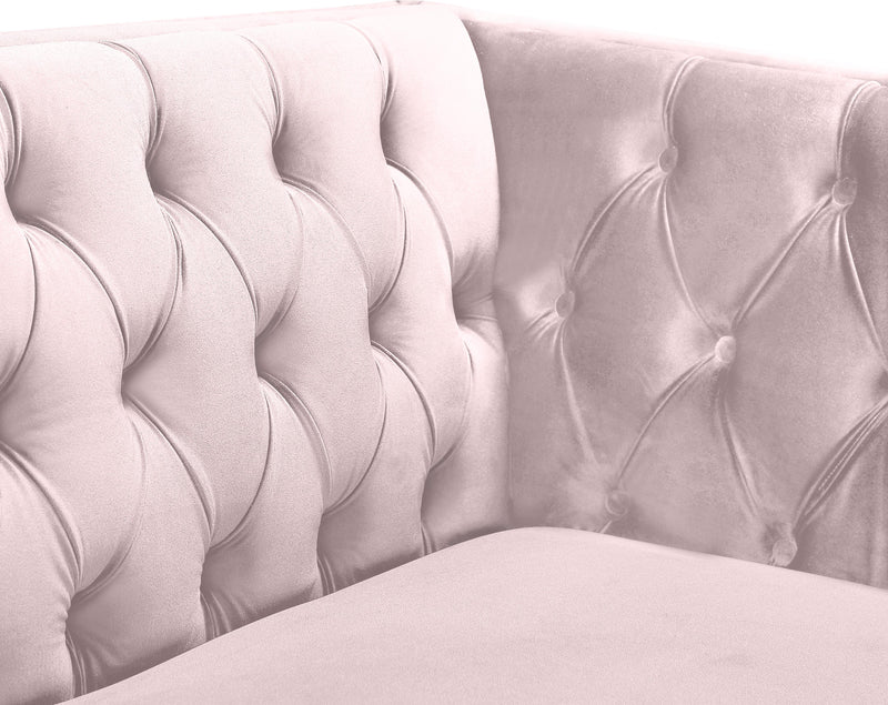 Michelle Pink Velvet Sofa