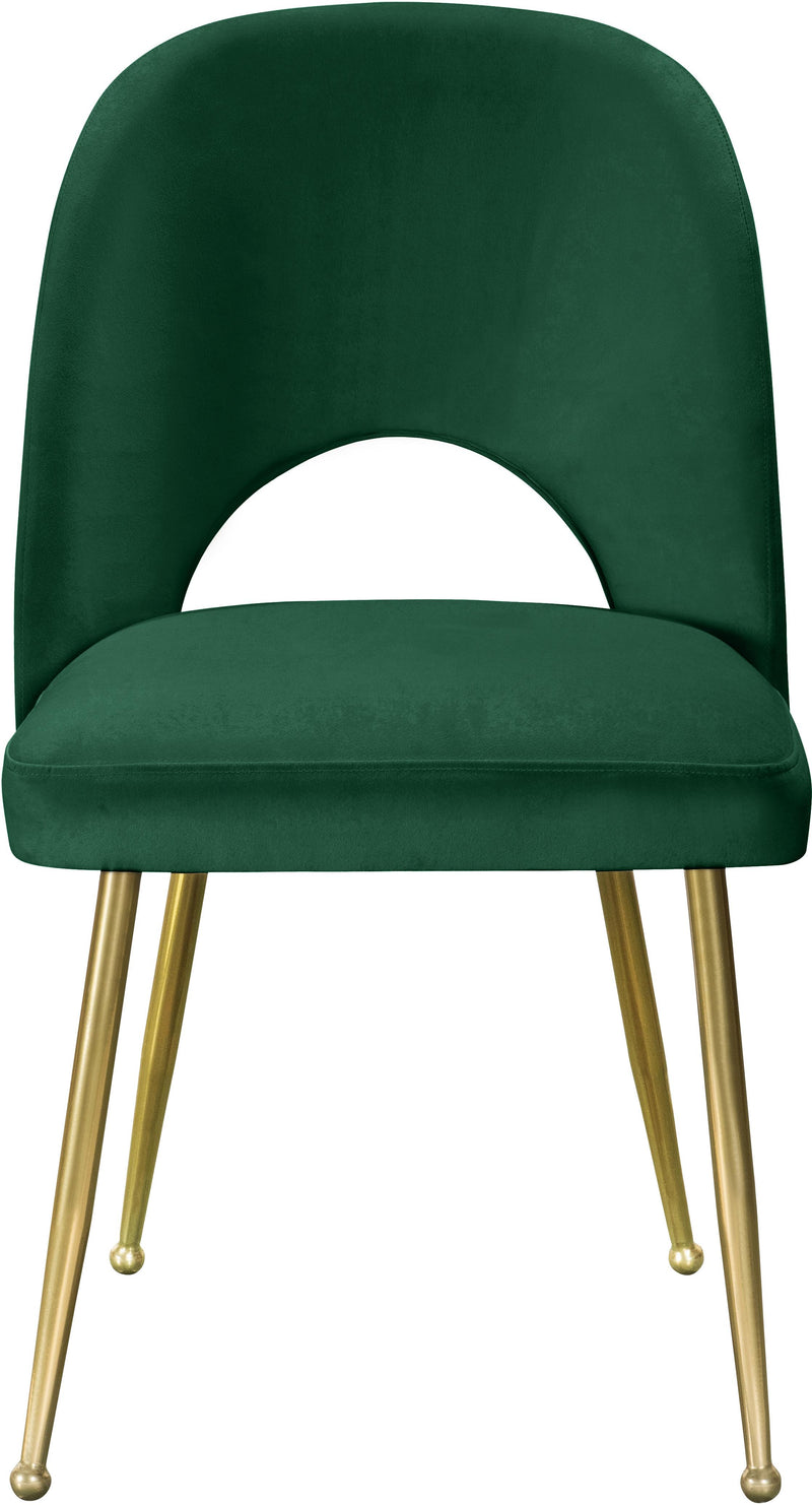 Logan Green Velvet Dining Chair