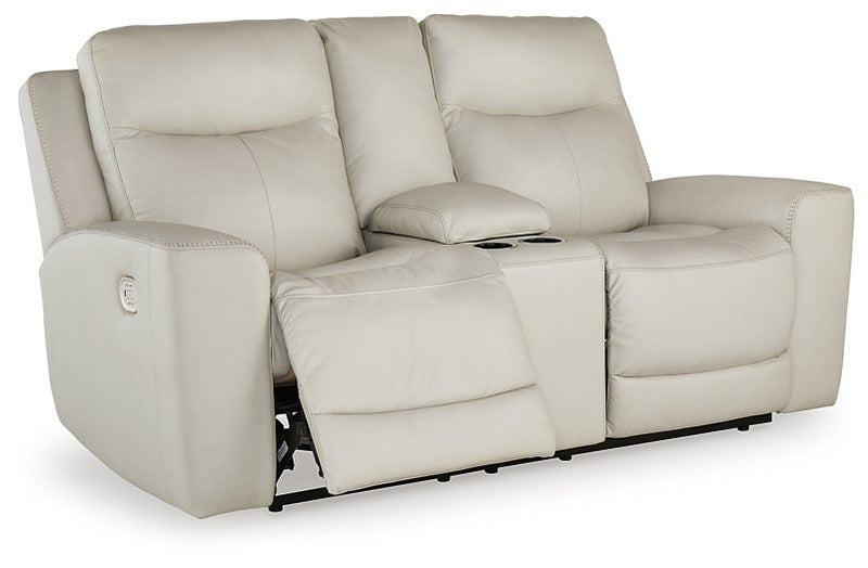 Mindanao Power Reclining Loveseat with Console