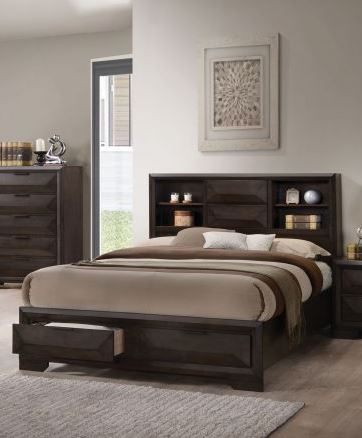 Acme Furniture Merveille King Storage Bed in Espresso 22867EK image