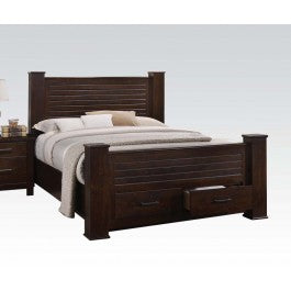 Acme Panang Queen Bed w/ Storage in Mahogany 23370Q image