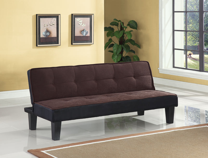 Hamar Chocolate Flannel Fabric Adjustable Sofa image