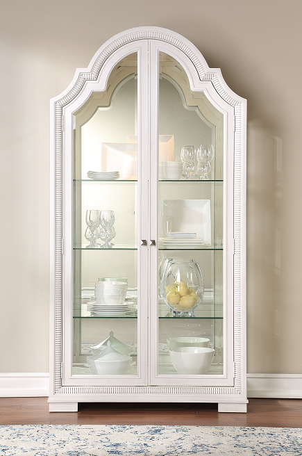 Celestia Off White Curio Cabinet image