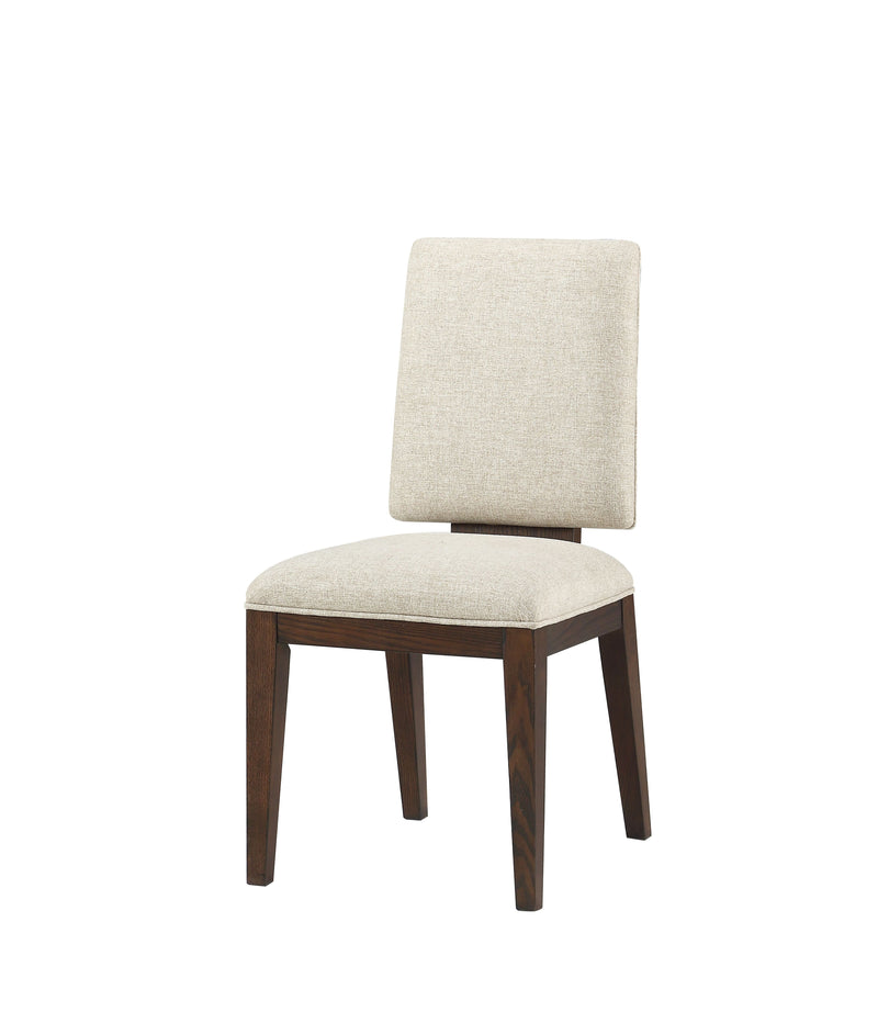 Niamey Fabric & Walnut Side Chair image