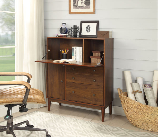 Mullener Walnut Office Armoire image