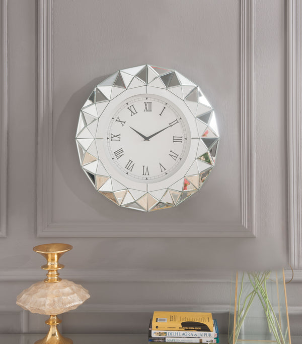 Nyoka Mirrored Wall Clock image