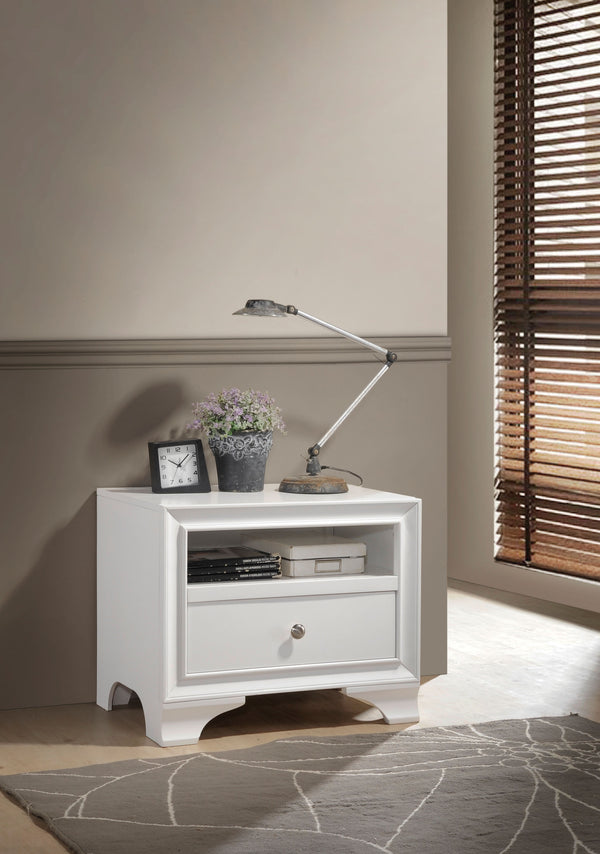 Blaise White Accent Table image