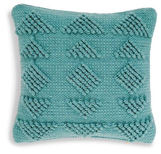 Rustingmere Teal Pillow (Set of 4) image