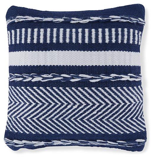 Yarnley Navy/White Pillow (Set of 4) image